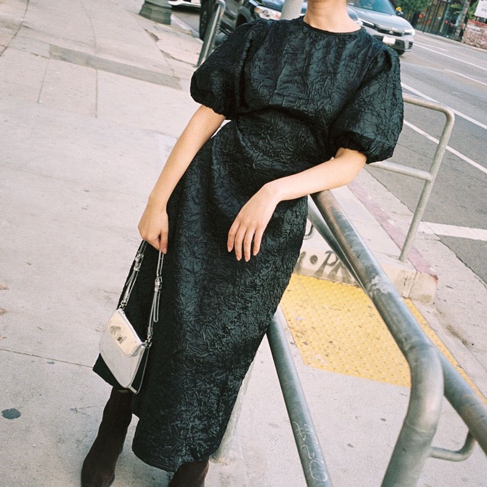 ▪️Lisa Says Gah Gwen Midi Dress in Black S - Picture 2 of 16